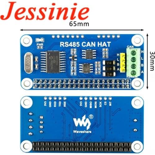 Raspberry Pi 4B/3B+/Zero W RS485 Expansion Development Board CAN Module UART Communication MCP2515 Adapter