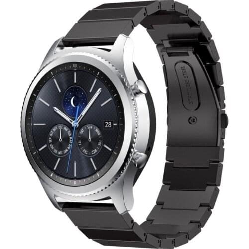 Stainless Steel Watch Band Standard 22mm wide connection For Samsung Gear S3 Classic Frontier Smart Watch Band Strap for gear s3