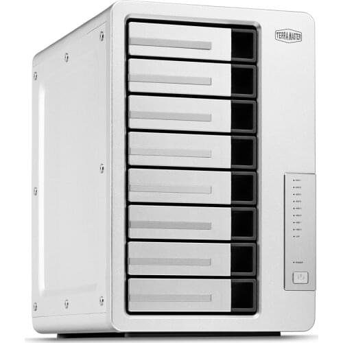 TerraMaster F8-422 10GbE NAS 8-Bay Network Storage Server Intel Quad-core CPU with Hardware Encryption (Diskless)