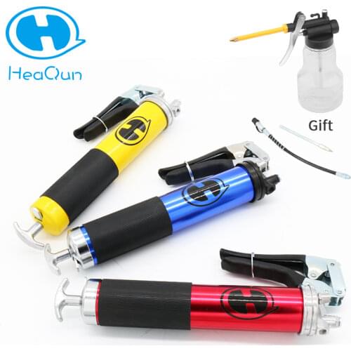 4500 PSI Heavy Duty Grease Gun Pistol Grip Manual Grease Gun Flexi Rigid for SUV truck excavator general car