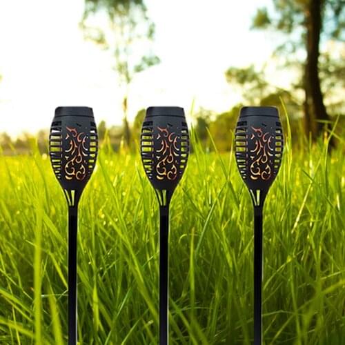 Outdoor Light Torch Solar Light Patio Garden Dancing Flickering Flame Lamp Landscape IP65 Waterproof Lawn Lamp Path Lighting