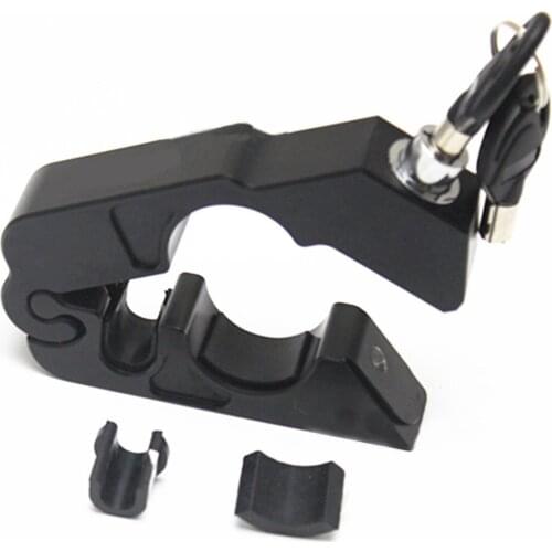 Universal Aluminum Handle Grip Security Safety Locks Handlebar Handset Brake Lever Lock Fit Scooters Motorcycles