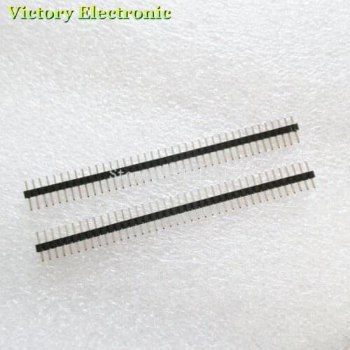 10PCS/Lot 2mm 40 Pin Male Single Row Pin Header Strip 1*40P