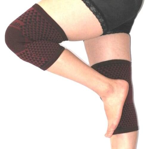 2PCS/1PAIR Breathable Tourmaline Knee Support Bandage Protective Sleeve Pad