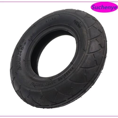 8 Inch 8x2 Outer Tyre 200x50 Pneumatic Tire for Mini Electric Scooter Front and Rear Wheel
