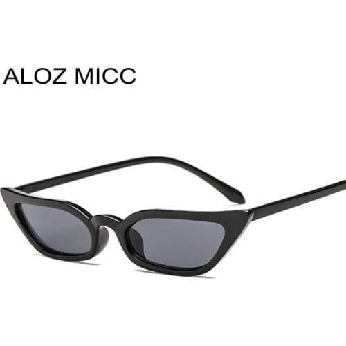 ALOZ MICC Unique Cat Eye Sunglasses Women Brand Designer Sexy Candy Colors Retro Sun Glasses Female Shades Oculos UV400 Q510