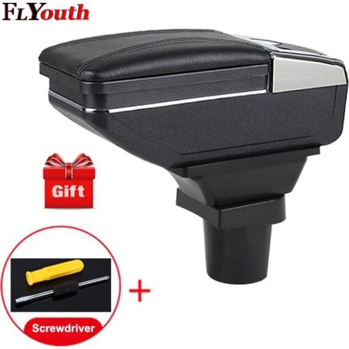Car Armrest Box For Mitsubishi Colt 2005-2011 Central Store Content Box Cup Holder Ashtray Interior Car-Styling Accessories