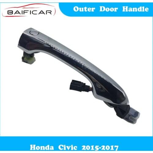 Baificar Brand New Genuine Extorior Door Handle Electroplating Induction Handle Left Right for Honda Civic 2015-2017