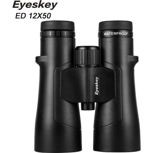 Eyeskey ED 12x50 Binoculars Super-Multi Coating IPX8 Waterproof Bak4 Prism Optics HD Telescope Night Vision For Camping Hunting