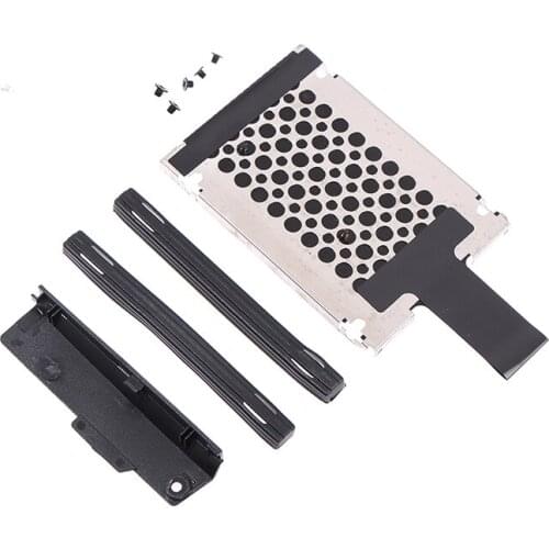 HDD Hard Disk Drive Cover Caddy Rails +Screw For IBM/Lenovo Thinkpad T420S T430S