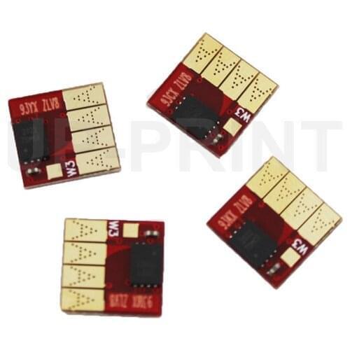 UP 10sets/40PCS Permanent chips compatible For HP 711 Designjet T120 T520 FOR refillable ink cartridge CISS Chip