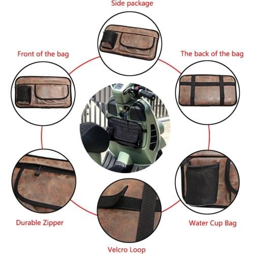 Leather Waterproof Glove Bags Storage Bag For Vespa Scooter 150 Gts300 LX150 GTS LXV LIVE Sprint Spring 50 125 of 250 300 GTS3