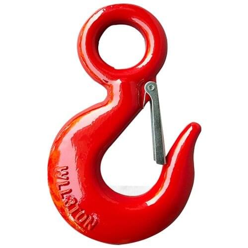 5t Crane Rigging Hook Heavy Lifting Hook Container Hook Alloy Steel Forged Locking Hook Handling Hook