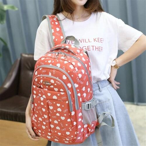 NEW backpack school bag for teenagers Printing school bags for girls Women Backpack Cheap Shoulder Bag Wholesale Kids Backpacks