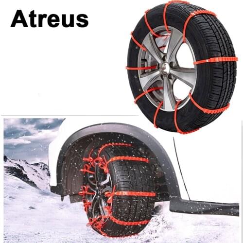 Atreus For Mercedes benz W204 W203 W211 W210 AMG Mini cooper Skoda octavia a5 a7 Car Snow Tire Anti-skid Chains Wheel Tire Tools