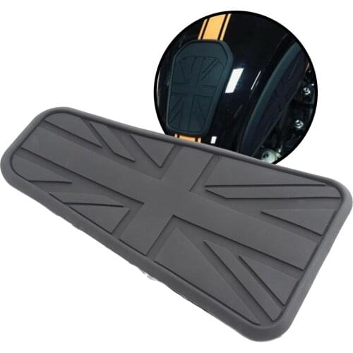 Retro Motorcycle Gas Fuel tank Rubber Sticker Protector Sheath Knee Tank Pad Grip Decal For Triumph Cafe Racer T120 T100 R9t