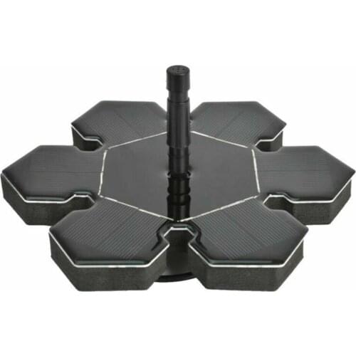 180L/H Solar Fountain Snow Flower Pattern Solar Powered Fountain Garden Fountain Water Waterfall for The Pond Outdoor Decoration