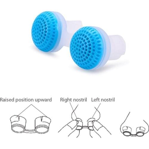 2Pcs Snore Stopper Anti Snoring Devices Silicone Stop Snoring Solution Aids Nose Vents Air Purifier