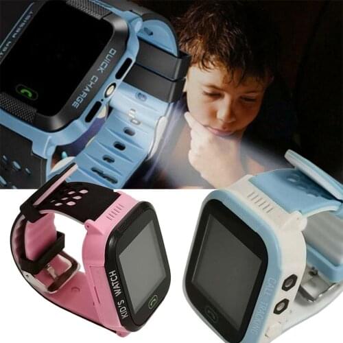 Kids Children Smart Watch Phone For Girls Boys With Gps Locator Pedometer Fitness Tracker Touch Camera Anti Lost Alarm Clock Y21