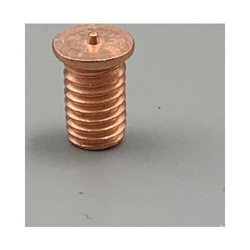M3 M4 M5 M6 M8 M10 OD 25mm 30mm 35mm 40mm 45mm 50mm 60mm Length Copper Plated Carbon Steel Bolt Threaded Spot Welding Stud Screw