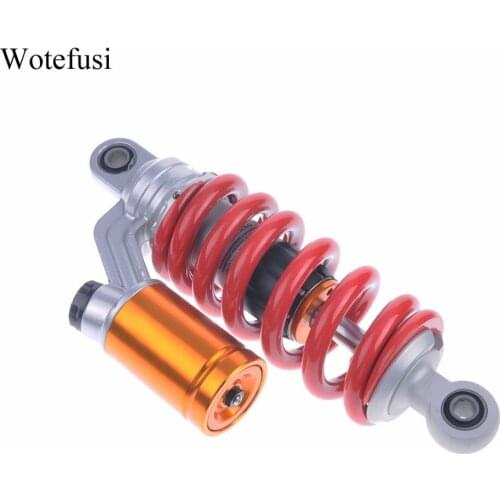 Wotefusi Motorcycles One 240mm Round Ends Air Gas Shock Absorber Replacement For Beach ATV Off-road Sport Orange Red [PA356]