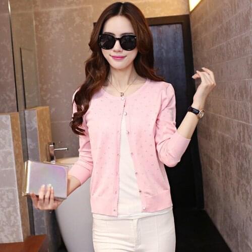 2020 OHCLOTHING 5150 new womens shot all-match knitting a small hollow shawl short thin jacket 22