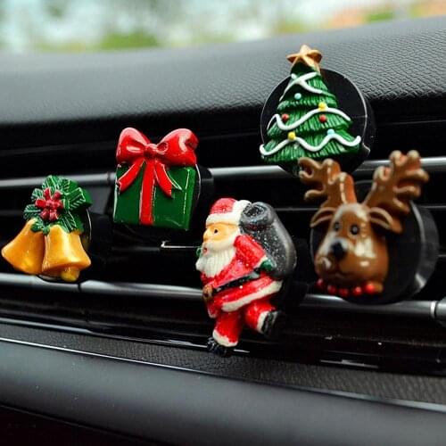 Car Perfume Santa Outlet Clip Aromatherapy Air Conditioning Christmas Ornaments