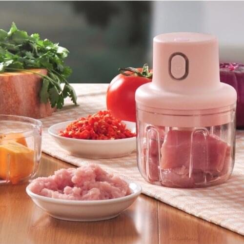 Wireless Electric Garlic Press Mini Meat Grinder Juicer Household Fruit Vegetable Chopper Mixer Food Processor Kitchen Tools