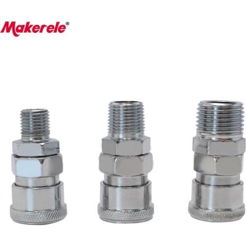 C-type Pneumatic Quick-release Air pipe Connector SM/PM20 30 40 External Thread 2 points 3 points Air Compressor Pump Accessorie