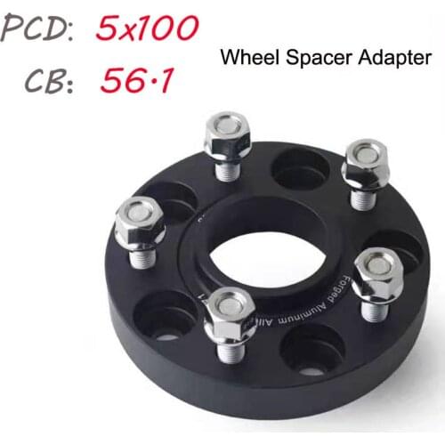 Wheel Spacers 5x100 Hubcentric 56.1mm Car Aluminum Wheel Spacer Adapter Flange For Subaru Impreza Forester XV BRZ Separadores