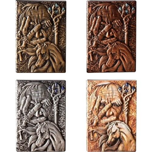 Creative The Magic Embossed A5 Leather Notebook Journal Notepad Travel Diary Planner Book School Office Supplies