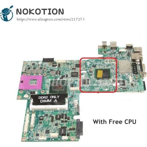 NOKOTION CN-0UK434 0UK434 MAIN BOARD For Dell Inspiron 1720 Laptop Motherboard 965GM DDR2 17 inch Free CPU