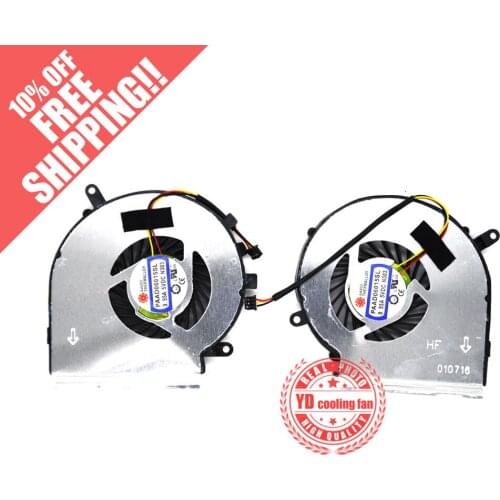 FOR MSI GE62 007X 053X 216XCN 6QC-490XCN 6QF-202XCN MS-16J2 MS-16J1 ms-16J5 MS-16J8 16JB 16J9 MS-1792 MS-16J3 laptop cooling fan