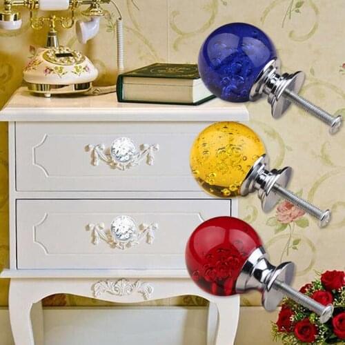 Round Kitchen Cabinet Knobs Vintage Cupboard Door Zinc Alloy Handles Wardrobe Furniture Dresser Handle Drawer Pulls