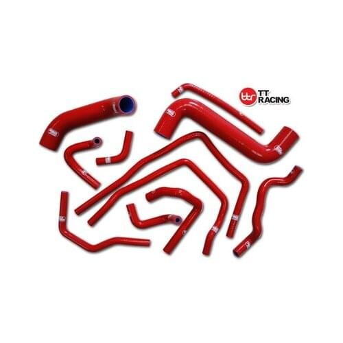 SA1803DRE- 11PCS SUBARU IMPREZA WRX GDA/GGA;STi GDB/GGB EJ20 silicone hose 2000-2005 RED