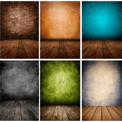 SHUOZHIKE Vinyl Retro Wood Plank Vintage Baby Portrait Photography Backdrops For Photo Studio Background Props 21415 LFG-03
