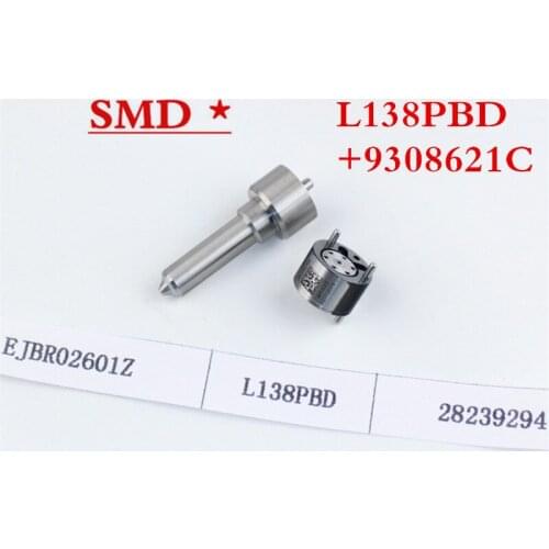 Nozzle L138PBD + control valve 9308-621C for diesel common rail injector assembly EJBR02601Z high quality