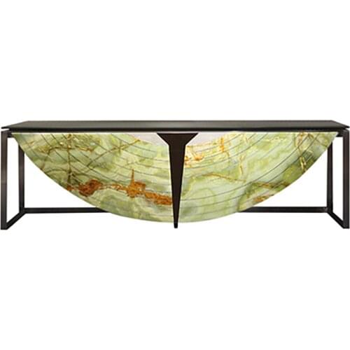 Light luxury home entrance cabinet entrance living room home partition cabinet modern minimalist entrance table against the wall