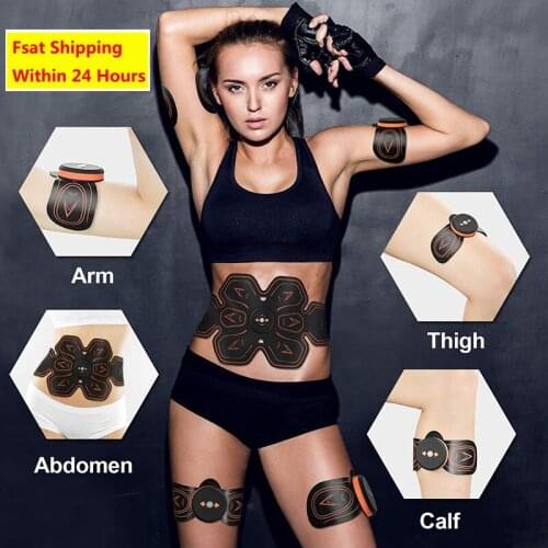 Abdominal Muscle Trainer Electro Stimulator Electrostimulator Training EMS Machine Trainer Home Slimming Fitness Gym Massage