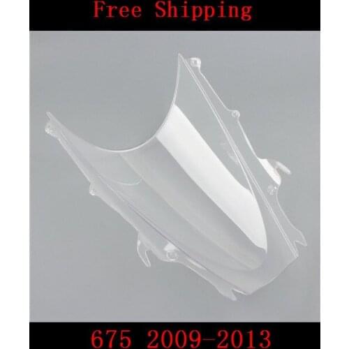 For Triumph Daytona 675 2009 2010 2011 2012 2013 675 09-13 Double bubble windshield windscreen Injection High quality