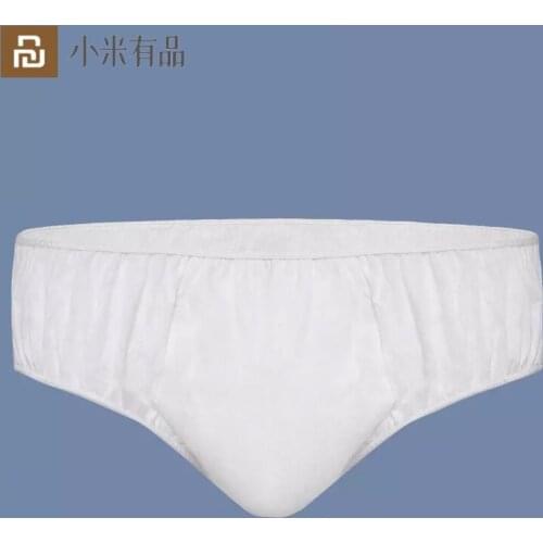 Xiaomi Disposable Underwear Panties Briefs Underpants Men Women For Hotel Sauna Foot Bath Beauty Travel Essential Underwear 5Pcs