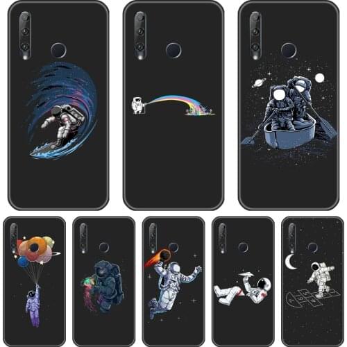 Astronaut Space Funny Back Cover For Huawei Honor V20 8S 8A Pro Soft Silicone Phone Case For Huawei Honor 10i 20i 20 Lite Pro