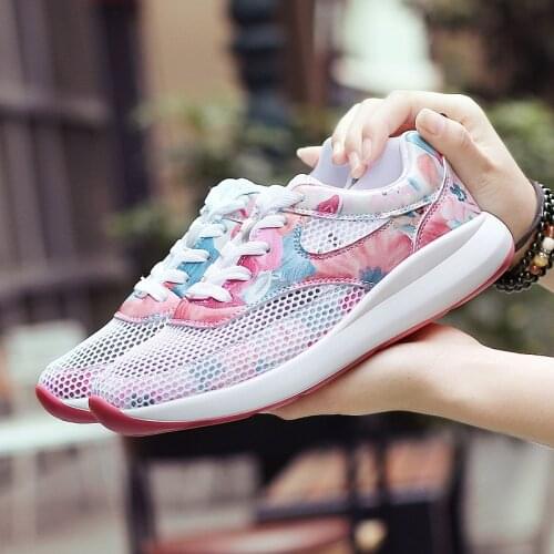 Damyuan Womens Vulcanize Shoes Women Fashion Sneakers Casual Soprt Running Shoes Footwear Mesh Wear-resistant Jogging Gym