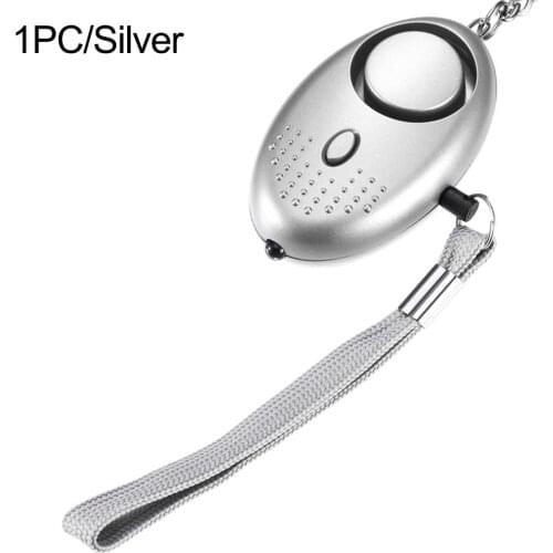 130 Db Safesound Personal Security Alarm Keychain With LED Lights Self Defense Electronic Device For Women Kids The Old