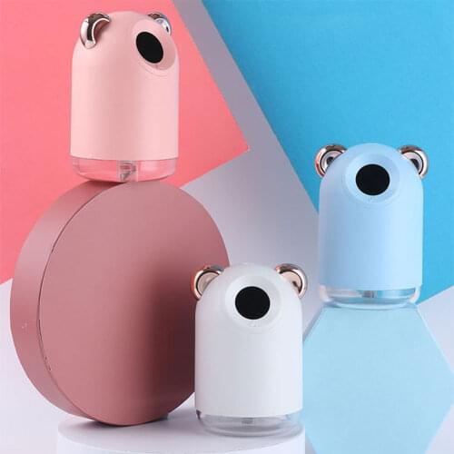 220ml Pet LED USB Air Humidifier Aroma Diffuser Cool Mist Maker Fogger with Night Light Home Car Purifier Aromatherapy