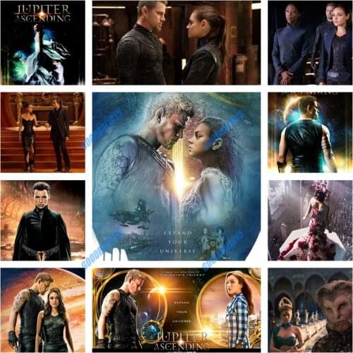 5D DIY Diamond Painting Cross Stitch Kits Diamond Embroidery Full Drill Mosaic Room Decor Diamond Art Movie Jupiter Ascending