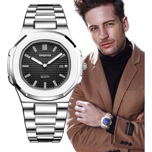 Relogio Masculino Top Brand Luxury Mens Watches Luminous Waterproof 30m Stainless Steel Quartz Men Date Calendar Business Watch