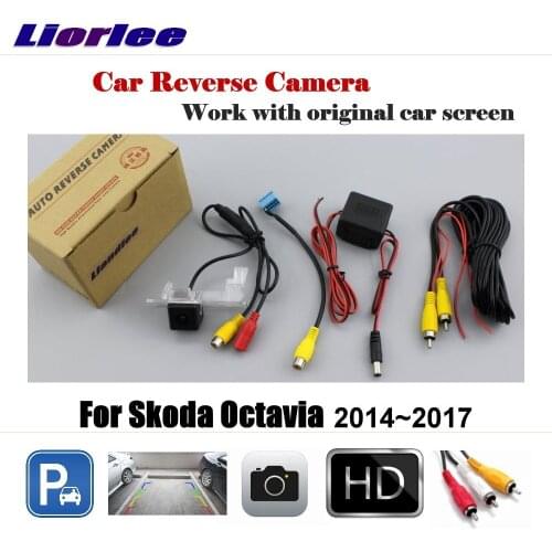 For Skoda Octavia 2014~2017 Display / Car Rear View Back Backup Camera Rearview Reverse Parking CAM