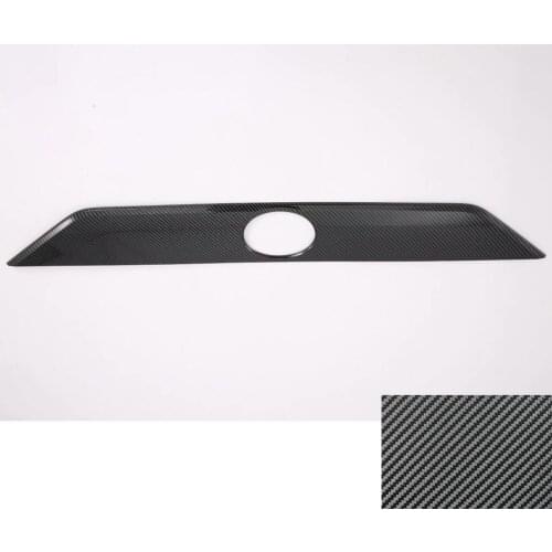 For Toyota RAV4 2018 2019 High-quality ABS Carbon fiber/Chrome plated Rear Trunk Lid Cover Trim Car-styling