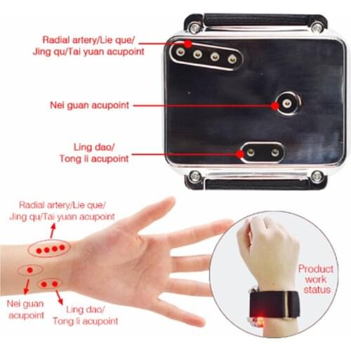 Laser Acupuncture Watch Laser Therapy Rhinitis High Blood Pressure Cholesterol Clean Blood Vessel Stroke